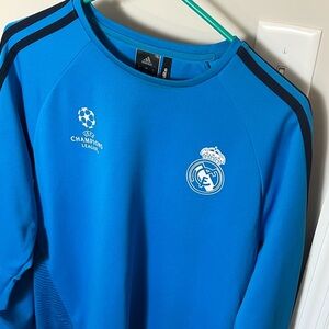 Adidas Blue Real Madrid Sweatshirt